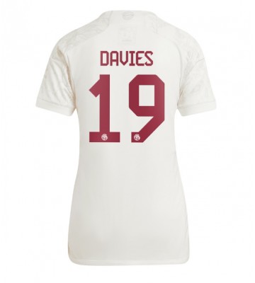 Bayern Munich Alphonso Davies #19 Tredje trøje Dame 2023-24 Kort ærmer
